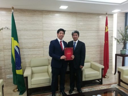 Encontro do presidente do Ibrachina com o Cônsul Zhang Yucheng
