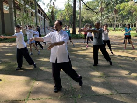 Ibrachina realiza workshop gratuito de Tai Chi Chuan no Parque Ibirapuera