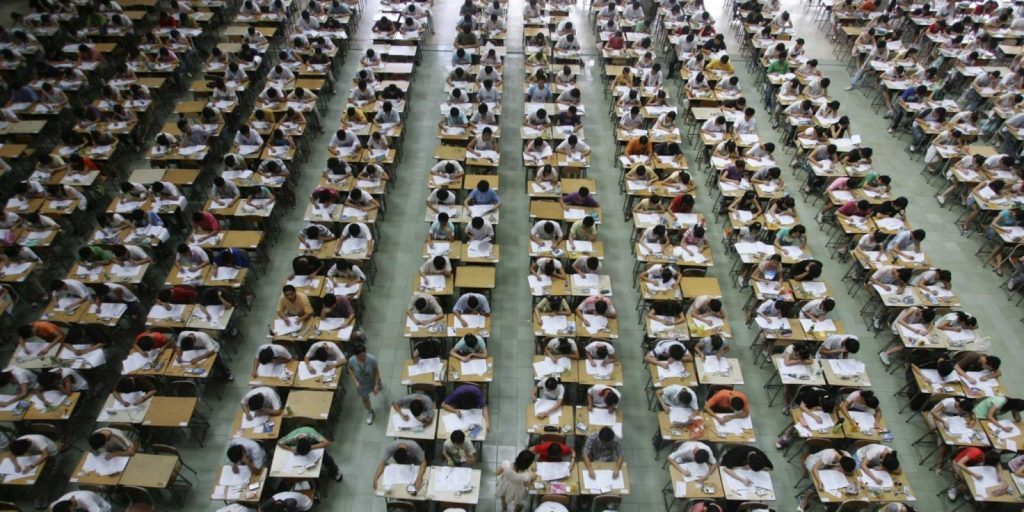 Cerca de 10 milhões de estudantes prestaram o vestibular chinês em 2019
