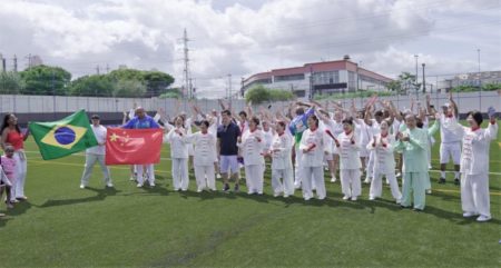 Workshop de Tai Chi Chuan na Ibrachina Arena é destaque em portal de notícias chinês